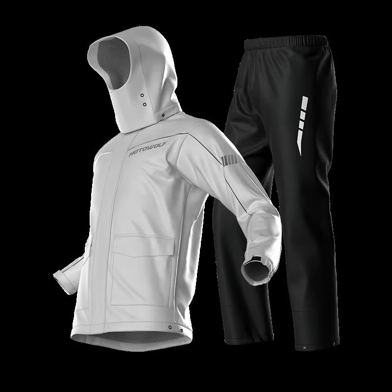 TRAJE IMPERMEABLE MOTOWOLF GRIS
